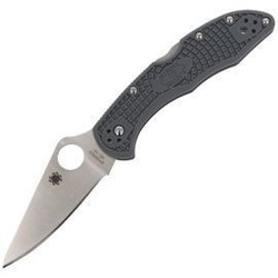 Складаний ніж Spyderco - Delica® 4 FRN Flat Ground Gray - C11FPGY