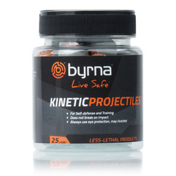 Byrna - Кулі з твердого полімеру Kinetic Projectiles - .68 калібру - 25 штук - SP68305-1