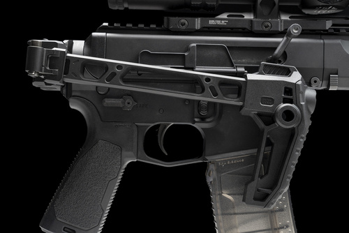Strike Industries - Приклад Strike FSA Dual Folder Stock - QD Sling - Чорний - SI-FSA-DUAL-STOCK