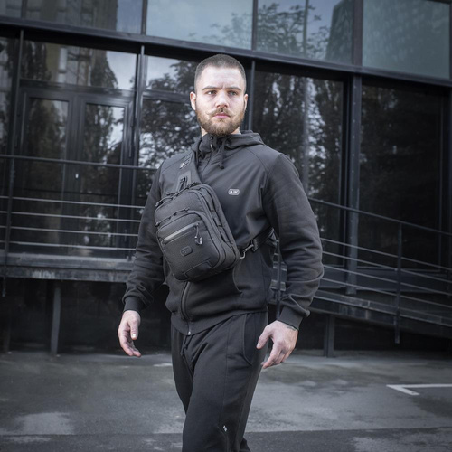 M-Tac - Рюкзак Cross Bag Slim Elite Hex - Чорний - 10210002