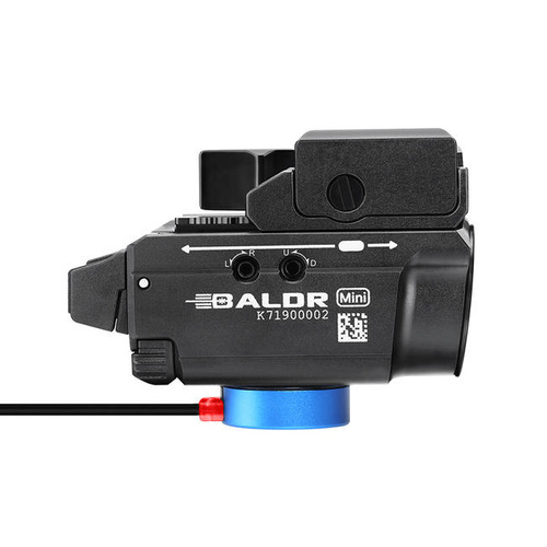 Olight - Світлодіодний тактичний ліхтар з лазерним прицілом BALDR Mini - 600 люмен - чорний.