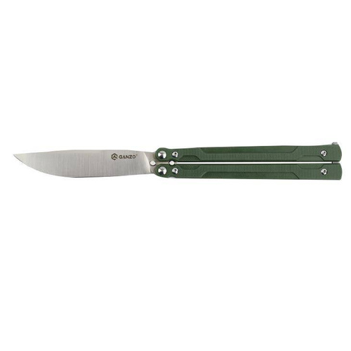 Ganzo - Ніж-метелик Balisong Firebird G766 - 440C - зелений - G766-GR 