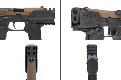 Strike Industries - Противибуховий щиток для пістолетів SMC Alfa/Bravo - Чорний - SI-SMC-BS-S