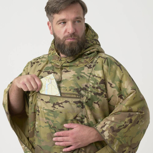 Helikon - Пончо Swagman Roll - Climashield Apex - Multicam Black - PO-SMR-BL-0C