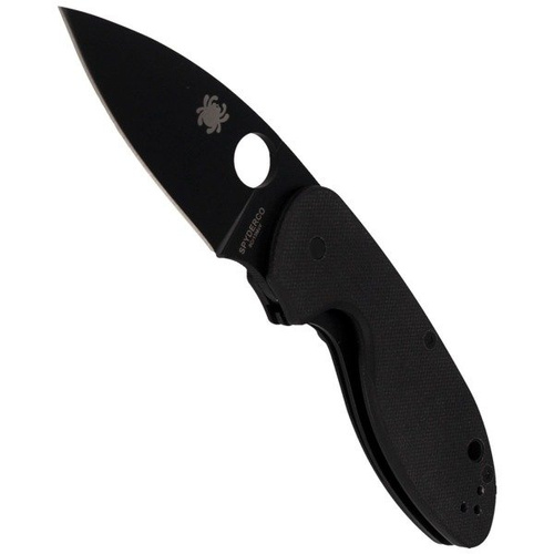 Складаний ніж Spyderco - Efficient™ G-10 Black / Black Blade PlainEdge™ - C216GPBBK