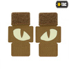 M-Tac - Флуоресцентні нашивки Tiger Eyes Laser Cut - Para - Coyote - 51140005