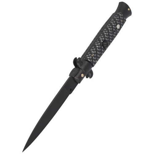 Frank Beltrame - Пружинний ніж Stiletto Kevlar 23 см - FB 23/KEV BLK