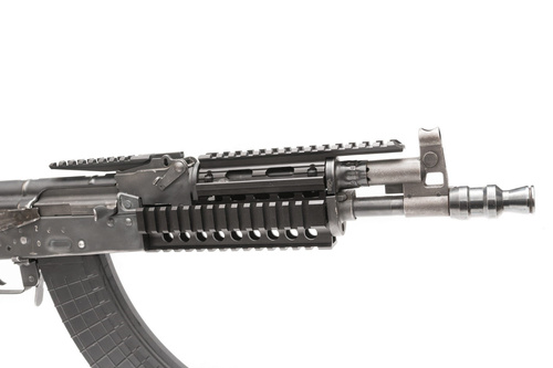 SVRN - Ложе для АК з направляючими RIS / Picatinny - алюмінієве - чорне - SVRN-AK-HGR-01