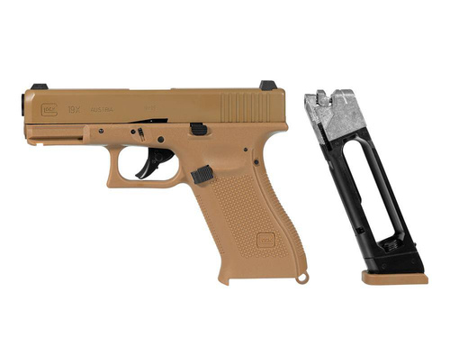 Umarex - Wiatrówka Glock 19X - Blow Back - 4,5 мм - Coyote - 5.8367