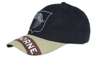 FOSTEX - Бейсболка AIRBORNE - чорний/хакі - 215162-271