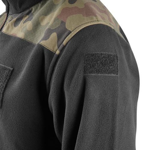Texar - Флісова кофта Grom - Black / PL Camo - 03-FLG-CO