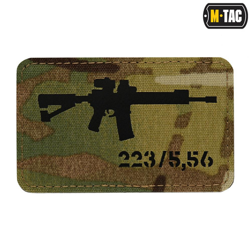 M-Tac - Нарукавна нашивка AR-15 223/5.56 Laser Cut - Multicam/Black - 51111802 - 51111802