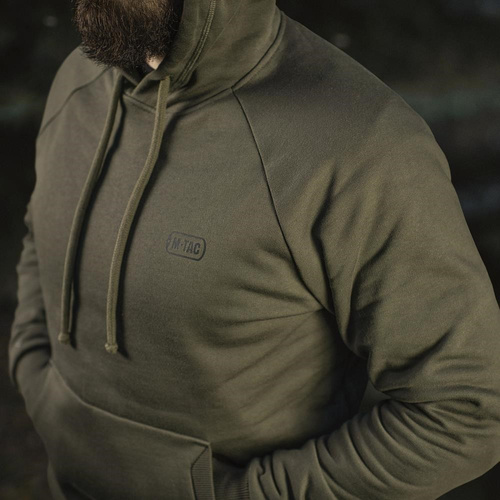 M-Tac - Жорсткий бавовняний реглан з капюшоном - Dark Olive - 51388048 - 