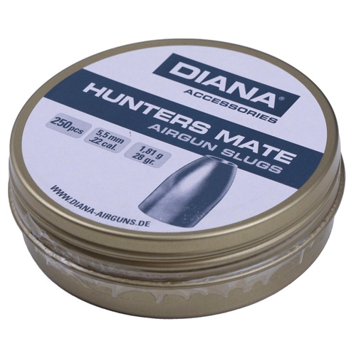 Diana - Пулі для пневматичної зброї Hunters Mate Slug - 5,5 мм - 250 шт - 44403007