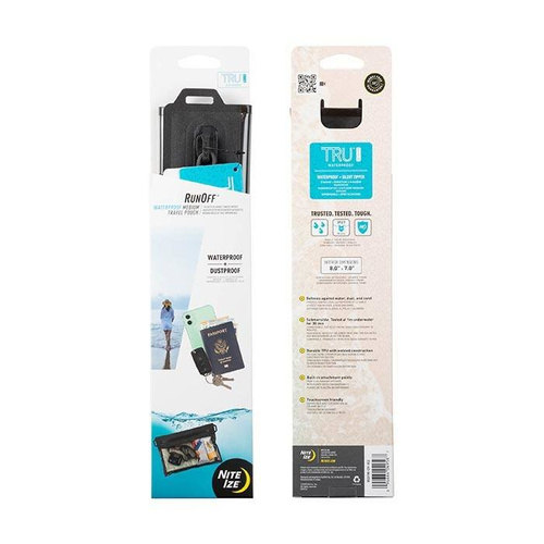 Nite Ize - Водонепроникний підсумок RunOff® - середній - вугільний - ROFM-09-R3
