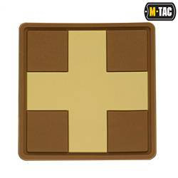 M-Tac - 3D ПВХ Нашивка Medic Cross - Coyote - 51124005