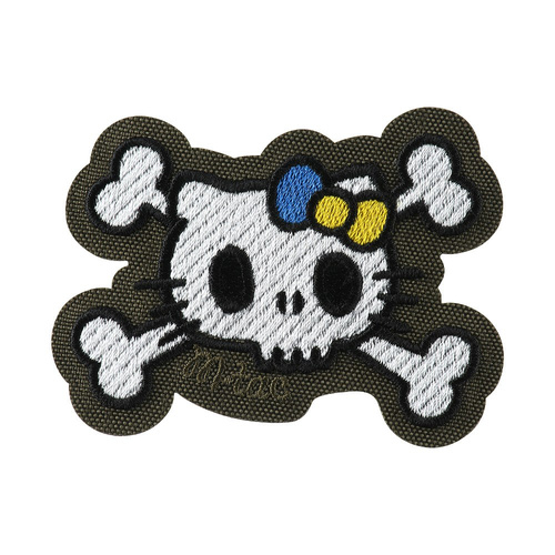 M-Tac - Нашивка Kitty - Вишивка - Жовто-блакитний бант - Ranger Green - 51387023