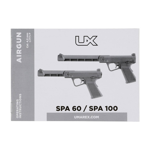 Umarex - Пневматичний пістолет SPA 60 - 4,5 мм - сірий - 2.4390