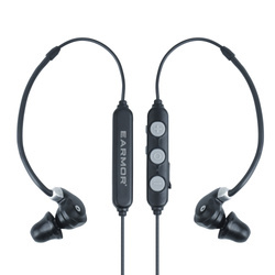 Earmor - Активні засоби захисту слуху M200T - NRR 26 дБ - Bluetooth 5.4 - Чорний - M200T-GY