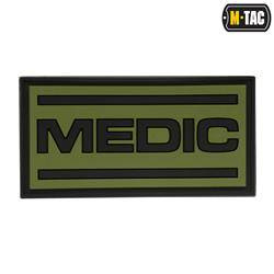 M-Tac - Нашивка медичний 3D ПВХ - чорний / оливковий - 51125102