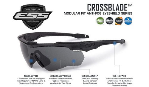 ESS - Балістичні окуляри Crossblade One Clear - Clear - EE9032-09