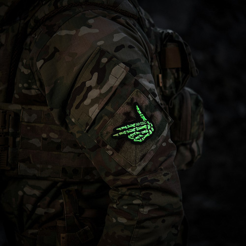 M-Tac - Нашивка Skeleton Shooter - Вишивка - 500D Cordura - Чорний - 51375002