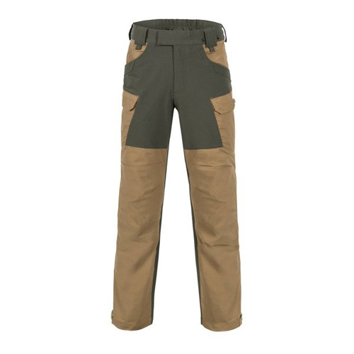 Helikon - Штани для вулиці Hybrid Outback Pants® - DuraCanvas® - Coyote / Taiga Green - SP-HOP-DC-1109A