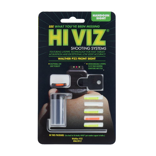 Hiviz - волоконно-оптичний мушкет для пістолета Walther P22 - WAL2012 