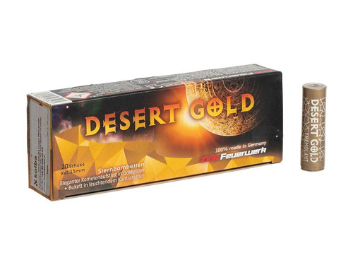 Цинкові феєрверки - Pistol Ray Desert Gold - 20 штук - Z527 