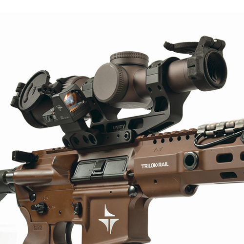 Unity Tactical - Цілісне кріплення оптичного прицілу FAST LPVO - 34 мм - Чорний - FST-S34205B