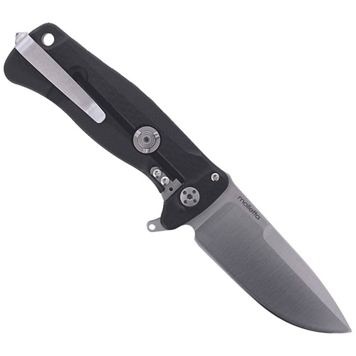 LionSteel - Тактичний ніж SR22A - Sleipner - Чорний - SR22A BS