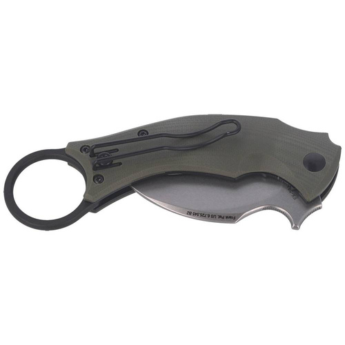 FOX - Складаний ніж Karambit Black Bird від Bastinelli - OD / Stone Washed - FX-591 OD