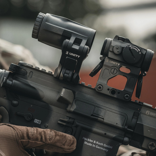 Unity Tactical - кріплення FAST Micro Footprint - Picatinny - алюмінієве - Чорний - FST-MICB