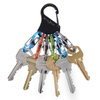 Nite Ize - Пластиковий карабін S-Biner KeyRack для шафки - чорний - KLKP-01-R3