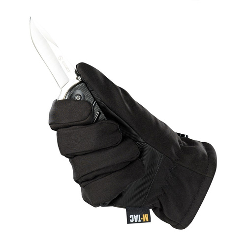 M-Tac - Тактичні рукавички Soft Shell Thinsulate - чорні - 90308002