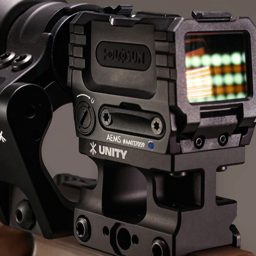 Unity Tactical - Кріплення FAST Holosun AEMS - Picatinny - Алюміній - Чорний - FST-AEMB