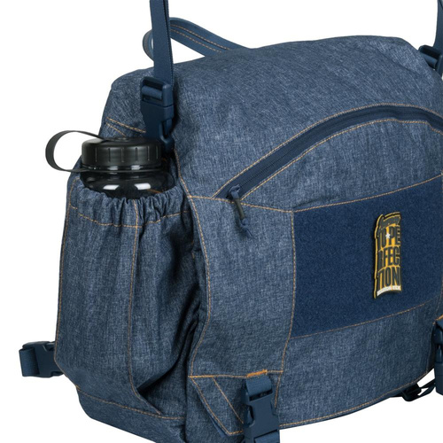 Helikon - Сумка Urban Courier Bag Large® - Нейлон - Чорний / Сірий меланж - TB-UCL-NL-M1