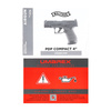 Umarex - Пневматичний пістолет Walther PDP Compact 4" 4,5 мм CO2 з червоною крапкою Umarex RDS Red Dot - BB - чорний - 5.8433-1