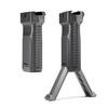 Strike Industries - Передня рукоятка з сошкою Strike - чорна - SI-AR-AL-BIPOD-GY - SI-AR-AL-BIPOD-GY