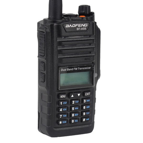 BaoFeng - VHF/UHF радіостанція BF-A58 Duobander PTT - 5 Вт - Водонепроникна - 1800mAH
