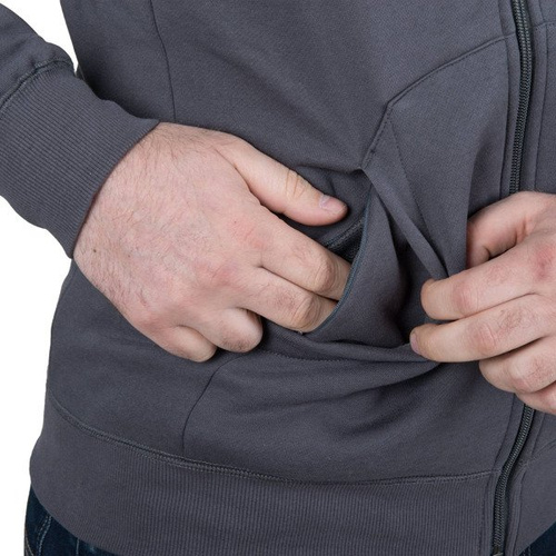 Helikon - Худі Urban Tactical Hoodie® Lite - FullZip - Чорний - BL-ULF-CB-01