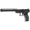 Umarex - Репліка пістолета Walther PPQ Navy Kit з глушником - Пружина - 2.5109