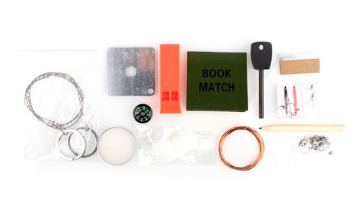 FOSCO - Zestaw survivalowy Combat Survival Kit Водонепроникний - 469486 