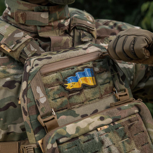 M-Tac - Нашивка з прапором України - Вишивка - Cordura 500D - Ліворуч - Ranger Green - 51298023