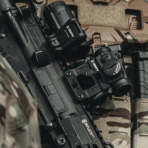 Unity Tactical - кріплення FAST Micro Footprint - Picatinny - алюмінієве - Чорний - FST-MICB