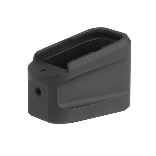 Strike Industries - Збільшена лапка для магазину Glock 19 + 5 - 9мм - алюмінієва - чорна - SI-EMP-AL-G19-BK 
