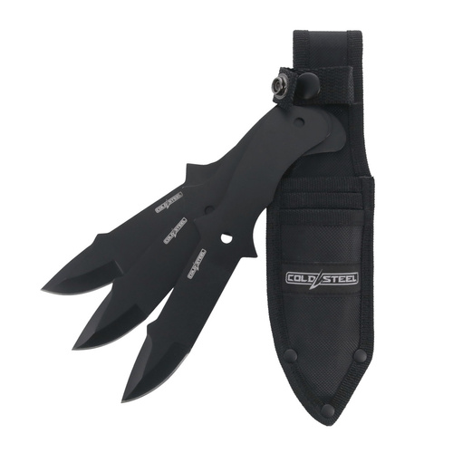 Cold Steel - Метальні ножі Throwing Knives - 420 - 3 штук - Чорний - CS-TH-80KVC3PK