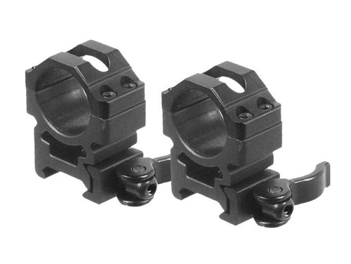 Leapers - двокомпонентне кріплення прицілу UTG® Max Strength - середнє - Weaver / Picatinny - 1'' труба - RQ2W1154 - RQ2W1154 