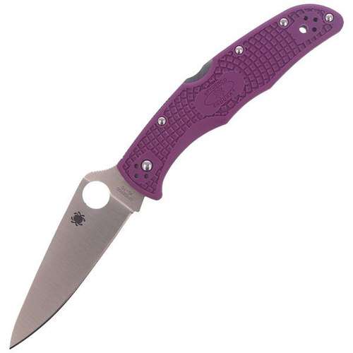 Складаний ніж Spyderco - Endura® 4 FRN Flat Ground Purple - C10FPPR
