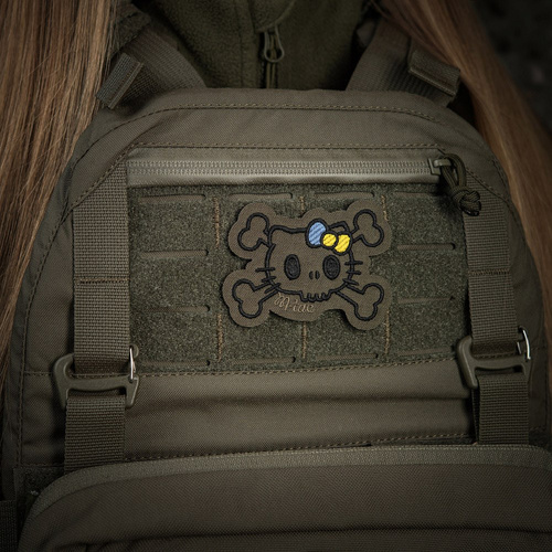 M-Tac - Нашивка Kitty Contour - Вишивка - Жовто-блакитний бант - Ranger Green - 51386223